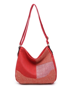 Cute Stylish Fashion Hobo Bag BG-7230260 RED